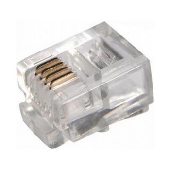 Разъем телефонный Rexant  RJ11 (6р4с) /Линия Proconnect (05-1012-3) 05-1012-3