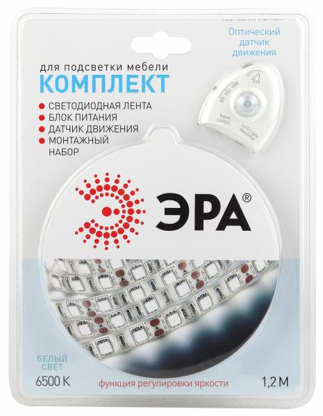 ЭРА Лента  IP65  12V   4,8Вт/м  6500К 2835move-4,8-30-12-6500-1,2m