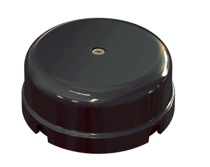 МезонинЪ Черный Короб фарфоровый распределительный D 80мм, H 33мм IP20 GE70235-05