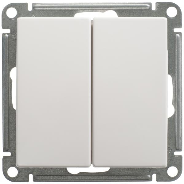 VS610-256-1-86 W59 2-клавишный ПЕРЕКЛЮЧАТЕЛЬ, 10АХ, механизм, БЕЛЫЙ