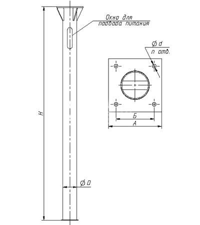 Закладная деталь фундамента 3Ф-20/4/К230-1,5-б ТАНС.31.109.000