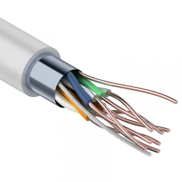 FTP 4PR 24AWG, CCA, CAT5e (бухта 50м) кабель PROCONNECT 01-0142-3-50