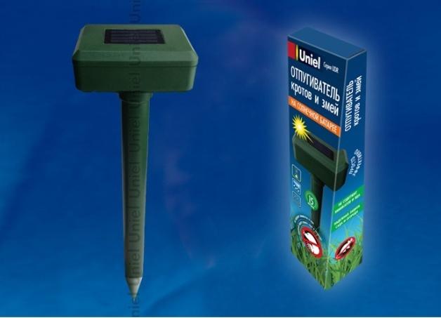 Отпугиватель кротов и змей Uniel UDR-S50 SOL GREEN (изменяющаяся частота вибрации)