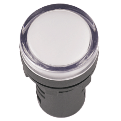 Арматура светосигнальная IEK AD-16DS 24В (белый) светодиод