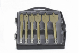 Набор сверл перовых по дереву 10-12-16-18-20-25 мм, 6 предметов, пластиковый кейс  MATRIX