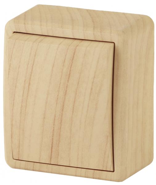 ЭРА  Эксперт  Сосна  Переключатель 10АХ-250В, открытая установка  11-1203-11 Б0020662